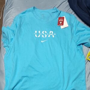 Nike Men's Blue USA T-Shirt